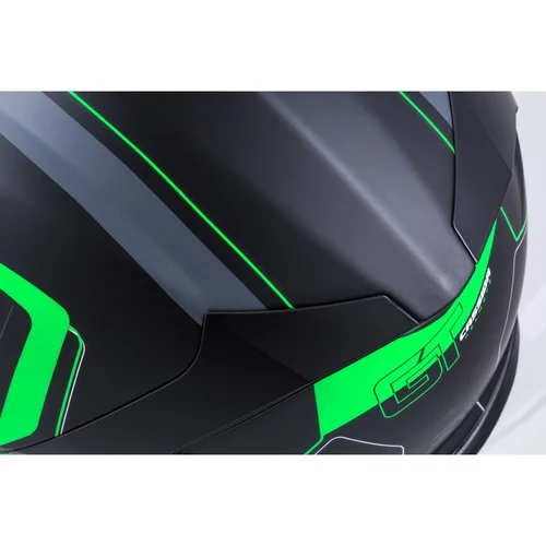 Prilba Integral GT 2.0 Reptyl (čierna/zelená/biela, veľkosť M) /CASSIDA/ - obr. 1