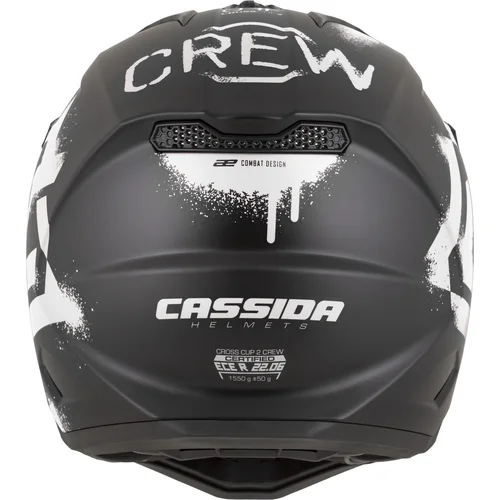 Prilba Cross Cup 2 Crew (čierna matná/biela, veľkosť 2XL) /CASSIDA/ - obr. 3