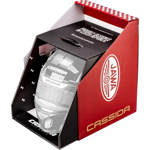 Prilba Apex Jawa ČR, (červená/čierna/sivá, veľkosť S) /CASSIDA/ - obr. 7