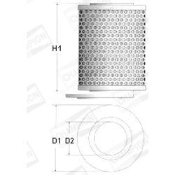Palivový filter CHAMPION L136/606