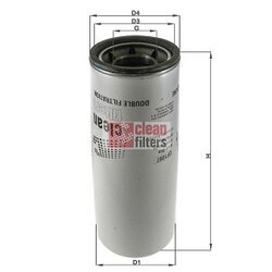 Olejový filter CLEAN FILTERS DF1897
