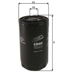 Olejový filter CLEAN FILTERS DO1875