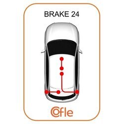 Ťažné lanko parkovacej brzdy COFLE 491.12 - obr. 1