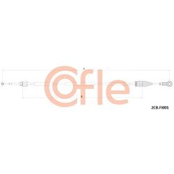 Lanko ručnej prevodovky COFLE 2CB.FI001