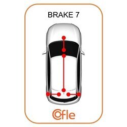 Ťažné lanko parkovacej brzdy COFLE 92.1.ME013 - obr. 1