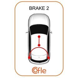 Ťažné lanko parkovacej brzdy COFLE 431.2 - obr. 1