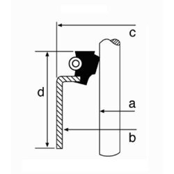 Tesniaci krúžok drieku ventilu CORTECO 49472011 - obr. 1