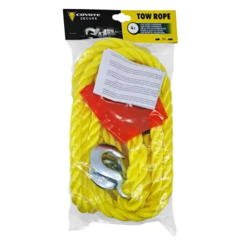 COYOTE SECURE Ťažné lano s karabínami 4t