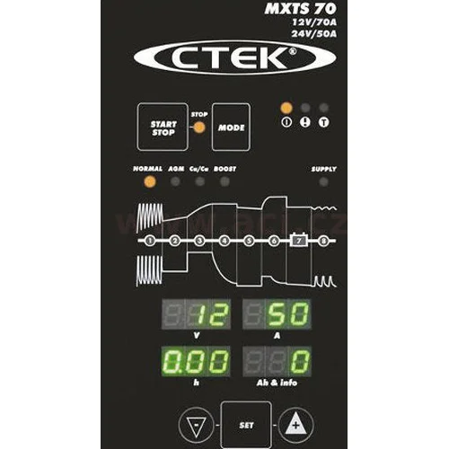 Nabíjačka MXTS 70 12V/70A 101070.01 24V/35A /CTEK/ - obr. 1