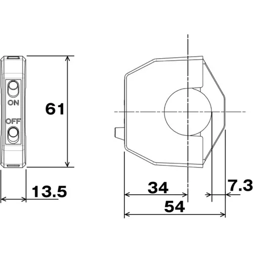 Univerzálny spínač plastový 88160 /DAYTONA/ - obr. 2