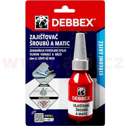Zabezpečovač skrutiek a matíc 10ml DEBBEX 50705RL