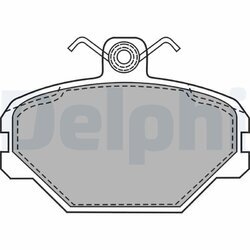 Sada brzdových platničiek kotúčovej brzdy DELPHI LP1444