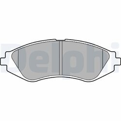 Sada brzdových platničiek kotúčovej brzdy DELPHI LP1779