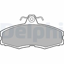 Sada brzdových platničiek kotúčovej brzdy DELPHI LP250