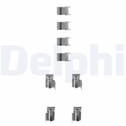 Sada príslušenstva obloženia kotúčovej brzdy DELPHI LX0183