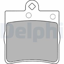Sada brzdových platničiek kotúčovej brzdy DELPHI LP1403