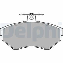 Sada brzdových platničiek kotúčovej brzdy DELPHI LP1409