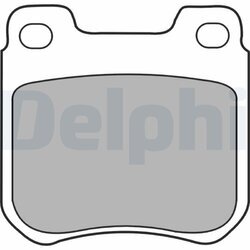 Sada brzdových platničiek kotúčovej brzdy DELPHI LP1441