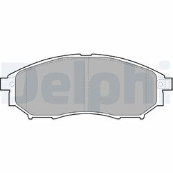 Sada brzdových platničiek kotúčovej brzdy DELPHI LP2030