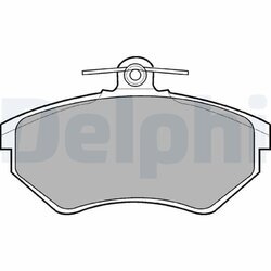 Sada brzdových platničiek kotúčovej brzdy DELPHI LP770