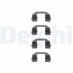 Sada príslušenstva obloženia kotúčovej brzdy DELPHI LX0255