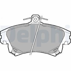 Sada brzdových platničiek kotúčovej brzdy DELPHI LP1398