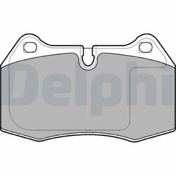 Sada brzdových platničiek kotúčovej brzdy DELPHI LP1584