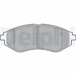 Sada brzdových platničiek kotúčovej brzdy DELPHI LP1895