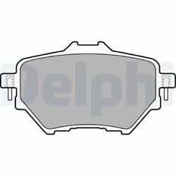 Sada brzdových platničiek kotúčovej brzdy DELPHI LP2505