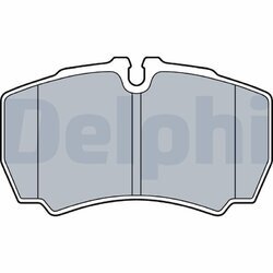 Sada brzdových platničiek kotúčovej brzdy DELPHI LP3573