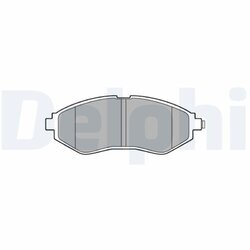 Sada brzdových platničiek kotúčovej brzdy DELPHI LP3594