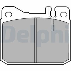 Sada brzdových platničiek kotúčovej brzdy DELPHI LP427