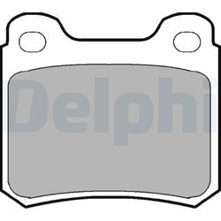 Sada brzdových platničiek kotúčovej brzdy DELPHI LP915