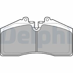 Sada brzdových platničiek kotúčovej brzdy DELPHI LP957