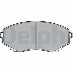 Sada brzdových platničiek kotúčovej brzdy DELPHI LP1095
