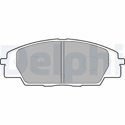 Sada brzdových platničiek kotúčovej brzdy DELPHI LP1559