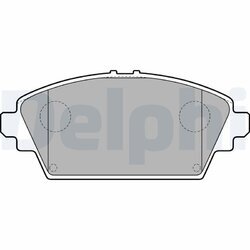 Sada brzdových platničiek kotúčovej brzdy DELPHI LP1732