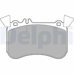 Sada brzdových platničiek kotúčovej brzdy DELPHI LP3242