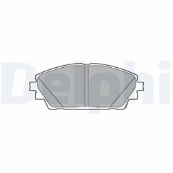 Sada brzdových platničiek kotúčovej brzdy DELPHI LP3632