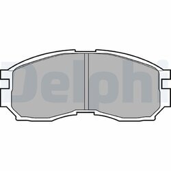 Sada brzdových platničiek kotúčovej brzdy DELPHI LP803