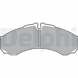 Sada brzdových platničiek kotúčovej brzdy DELPHI LP1616