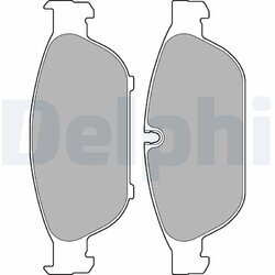 Sada brzdových platničiek kotúčovej brzdy DELPHI LP2301