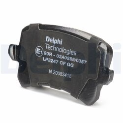 Sada brzdových platničiek kotúčovej brzdy DELPHI LP3247 - obr. 3
