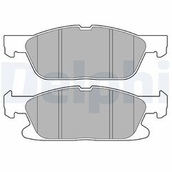Sada brzdových platničiek kotúčovej brzdy DELPHI LP3704