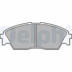 Sada brzdových platničiek kotúčovej brzdy DELPHI LP628