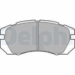 Sada brzdových platničiek kotúčovej brzdy DELPHI LP930