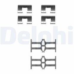 Sada príslušenstva obloženia kotúčovej brzdy DELPHI LX0208