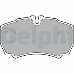 Sada brzdových platničiek kotúčovej brzdy DELPHI LP1826