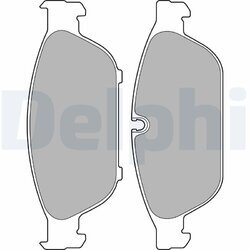 Sada brzdových platničiek kotúčovej brzdy DELPHI LP2238