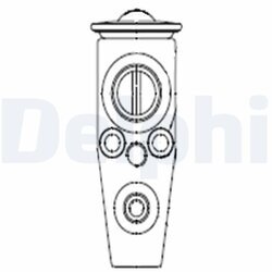 Expanzný ventil klimatizácie DELPHI TSP0585120